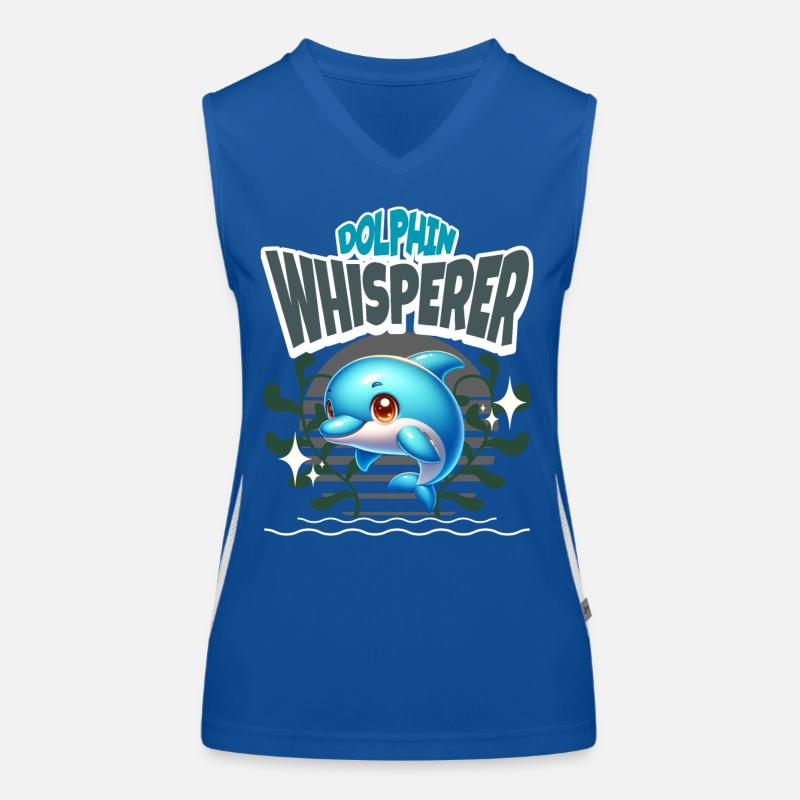 Delfin Funktionelles Kontrast-Tank Top für Frauen