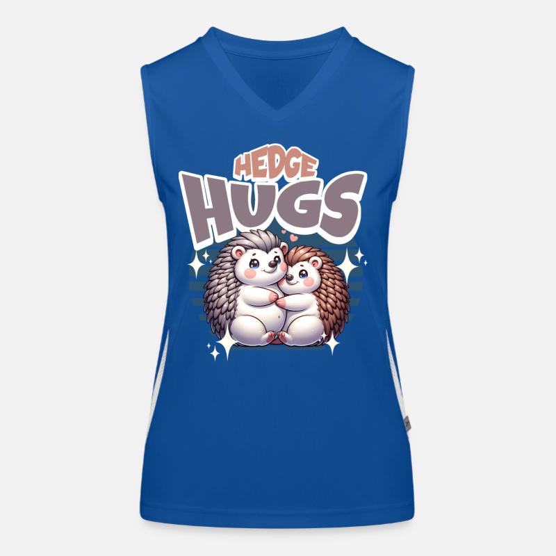 Hedgehog Hugs Women's Functional Contrast Tank Top