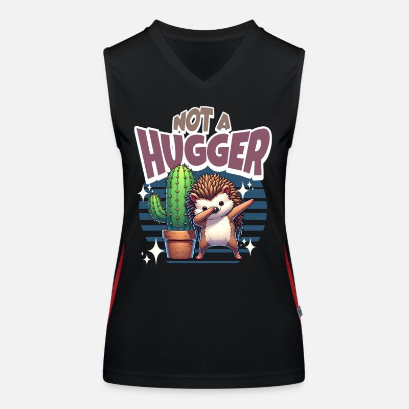 Pas un cactus hérisson Hugger Débardeur respirant contrasté Femme