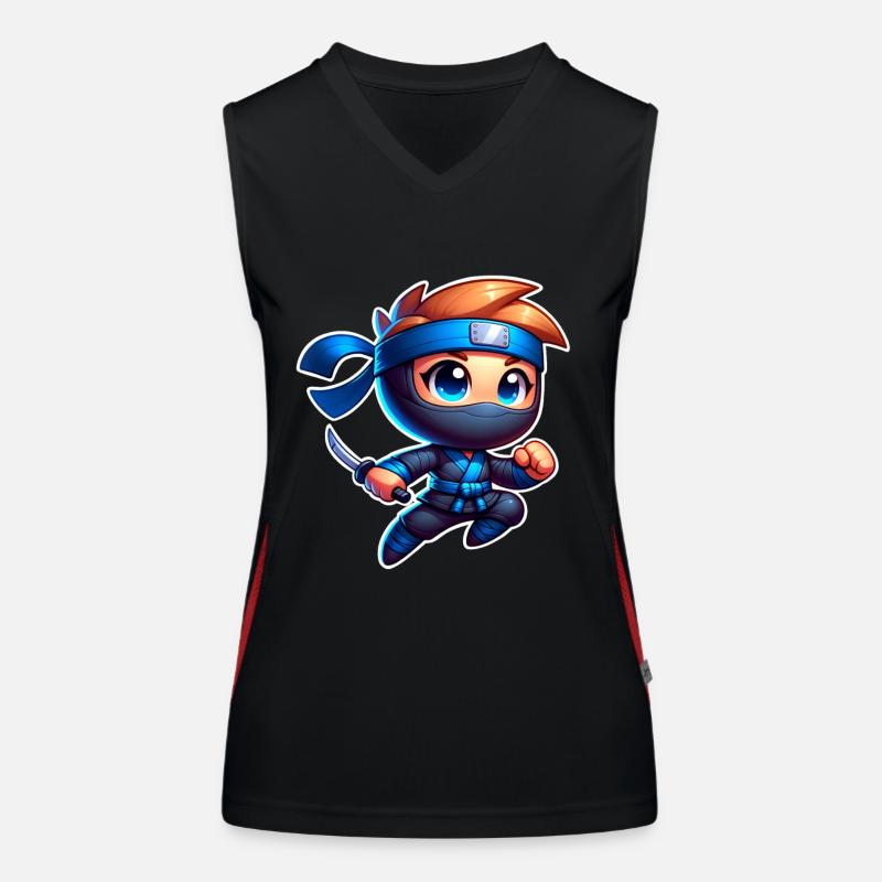 Ninja Débardeur respirant contrasté Femme