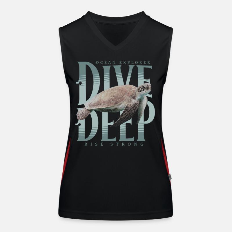 Diving Divers Women's Functional Contrast Tank Top