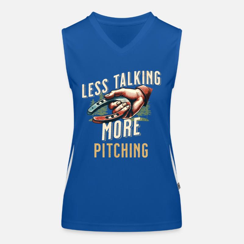 Lancer de fer à cheval Lancer de fer à cheval Débardeur respirant contrasté Femme