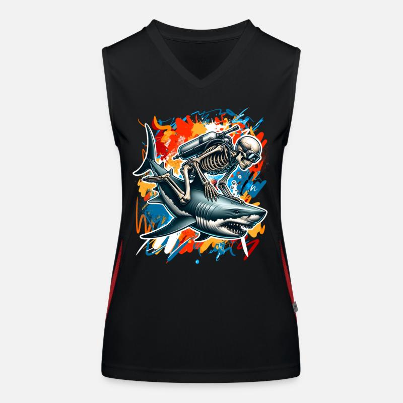 Diving Divers Women's Functional Contrast Tank Top