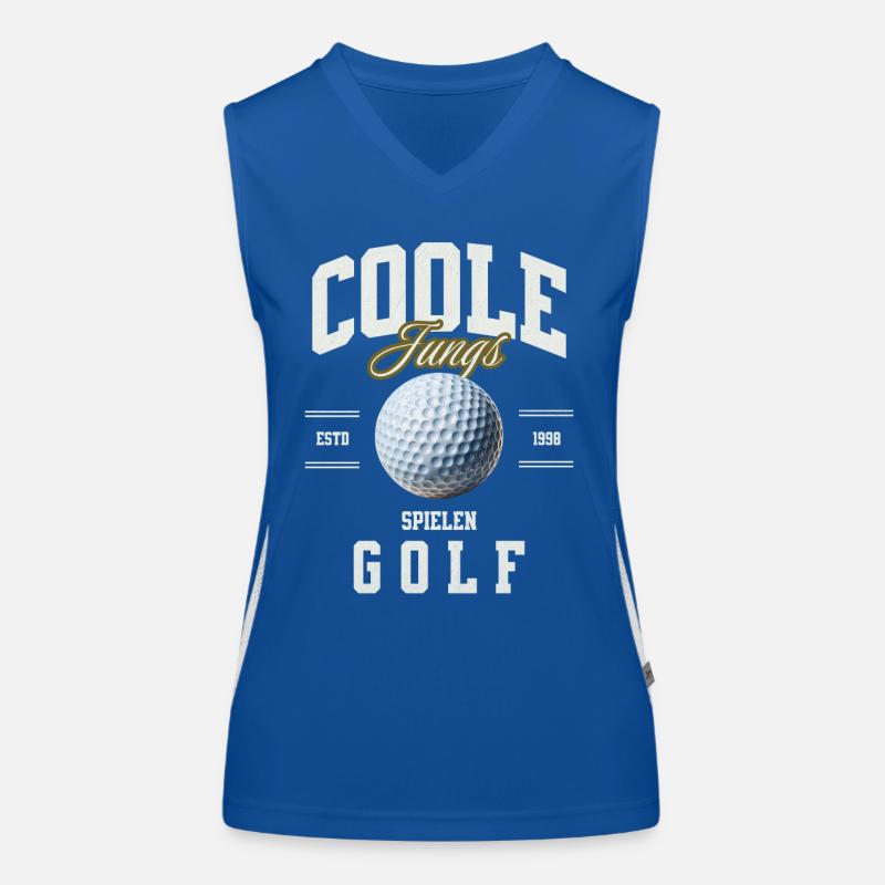 Golf Funktionelles Kontrast-Tank Top für Frauen