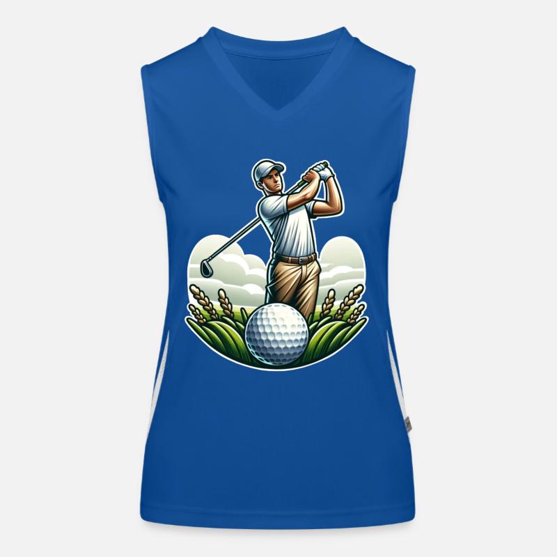 Golfe Débardeur respirant contrasté Femme