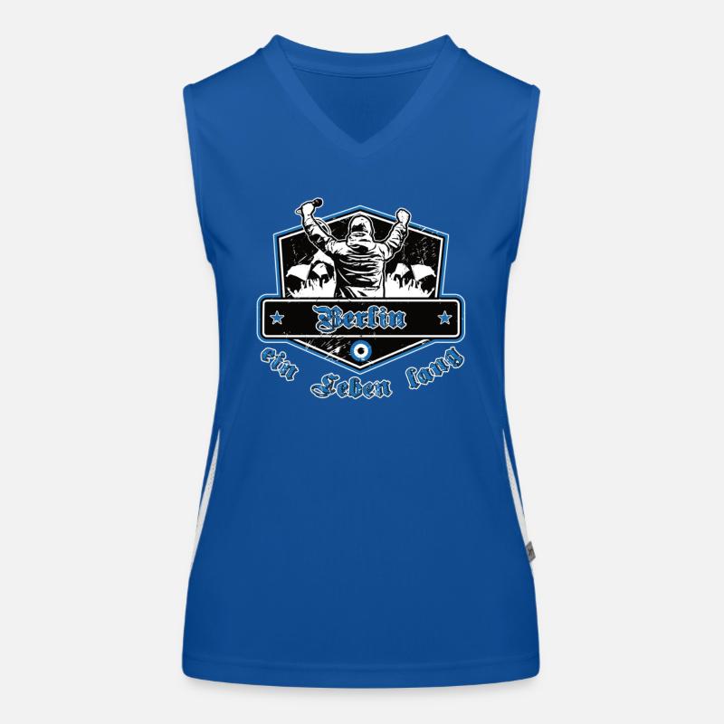 Berlin 2 ein Leben Lang No II Funktionelles Kontrast-Tank Top für Frauen