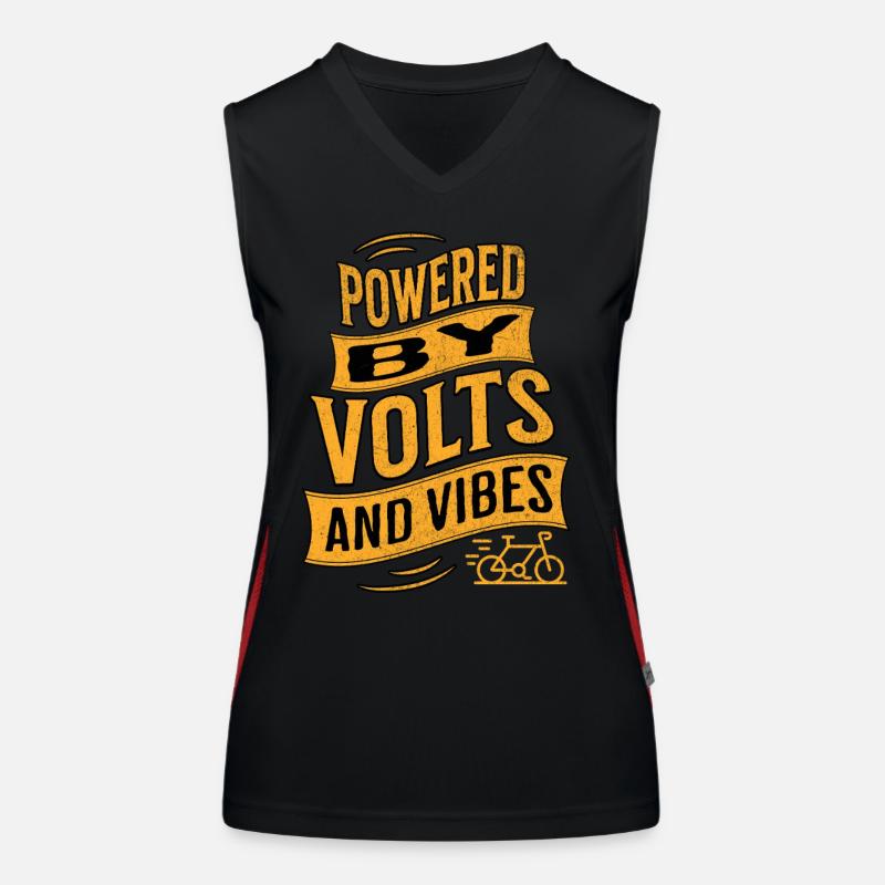 E-Bike E-Biker Funktionelles Kontrast-Tank Top für Frauen