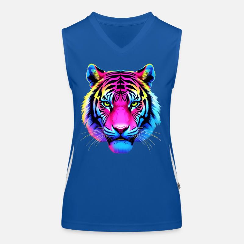Neon Tiger Women's Functional Contrast Tank Top