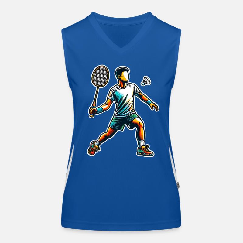 Badminton Débardeur respirant contrasté Femme