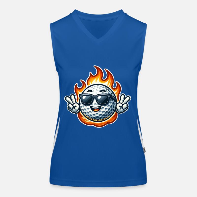 Golf Fireball Women's Functional Contrast Tank Top