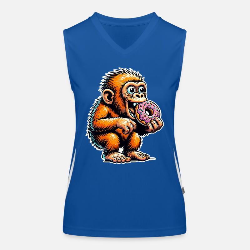Neanderthal Donut Women's Functional Contrast Tank Top