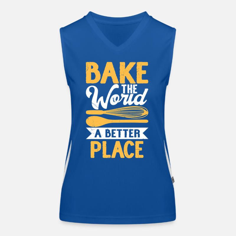 Backen Funktionelles Kontrast-Tank Top für Frauen