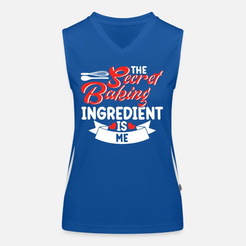Baking Baker Bakery Women's Functional Contrast Tank Top