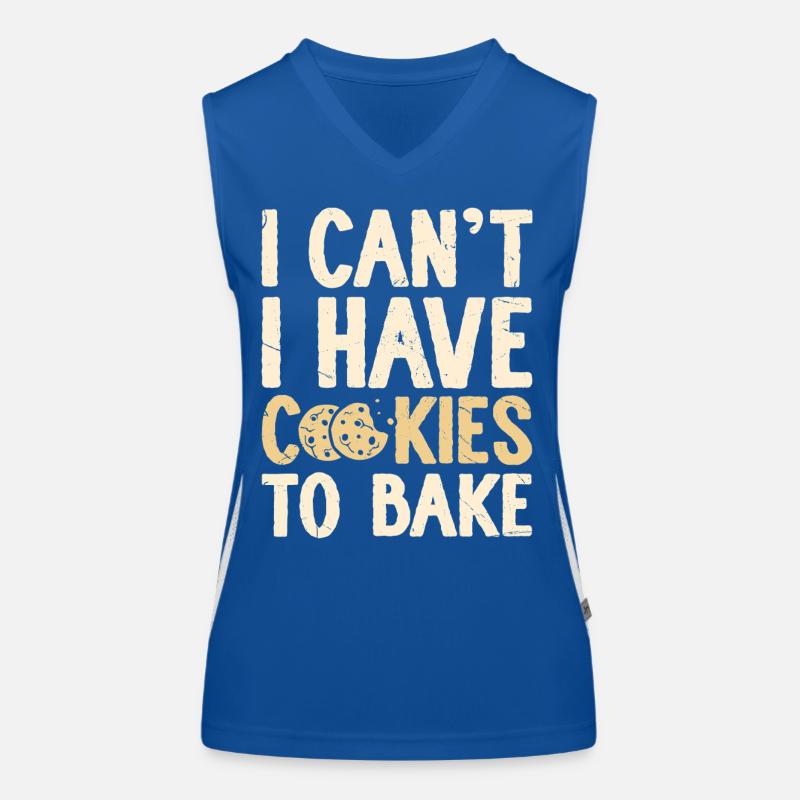 Baking Baker Bakery Women's Functional Contrast Tank Top