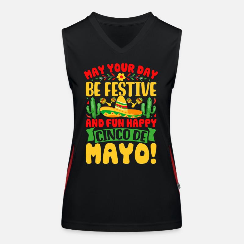 Cinco De Mayo Women's Functional Contrast Tank Top