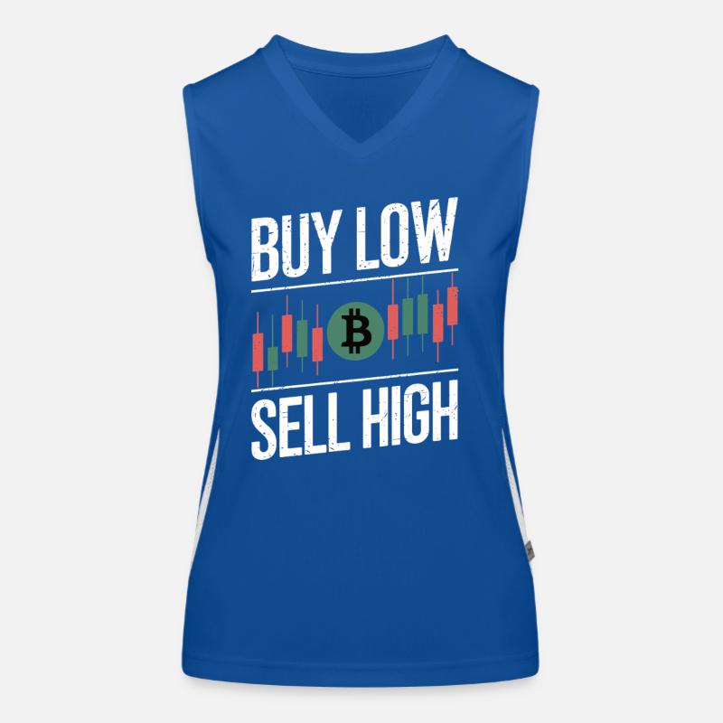 Acheter bas – Vendre haut – Règle crypto Débardeur respirant contrasté Femme