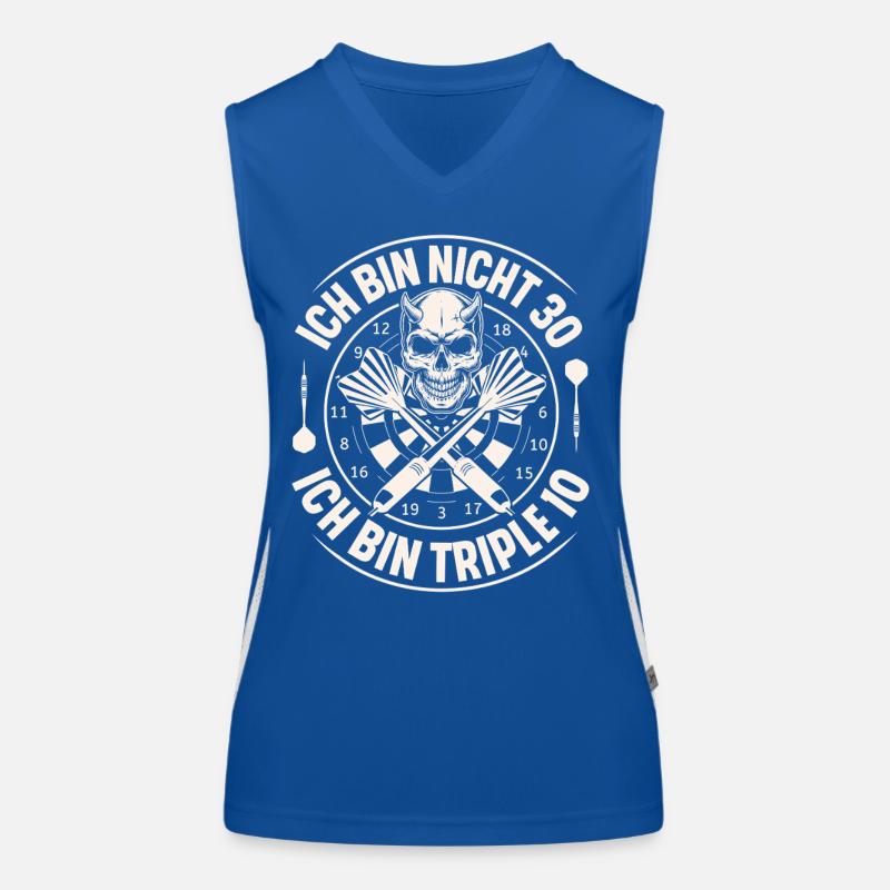 Darts Funktionelles Kontrast-Tank Top für Frauen