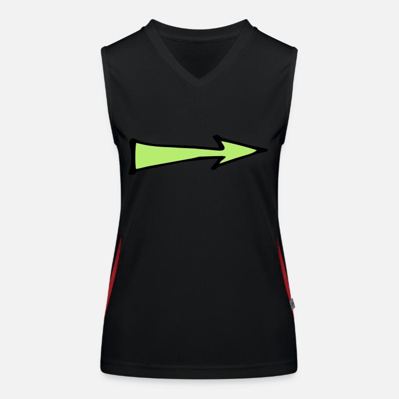 Green Arrow Women's Functional Contrast Tank Top