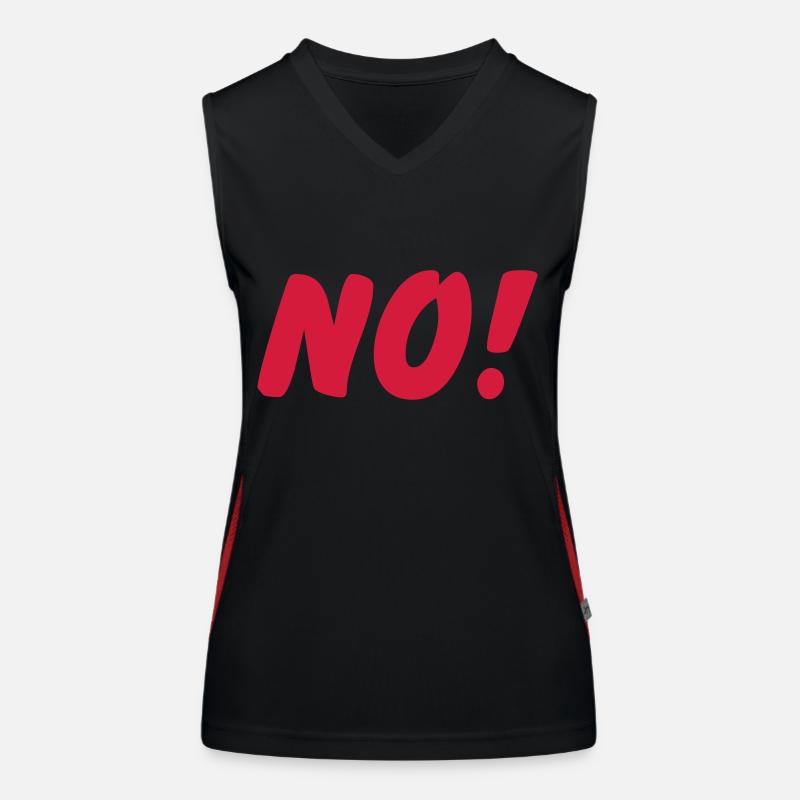 No! Women's Functional Contrast Tank Top