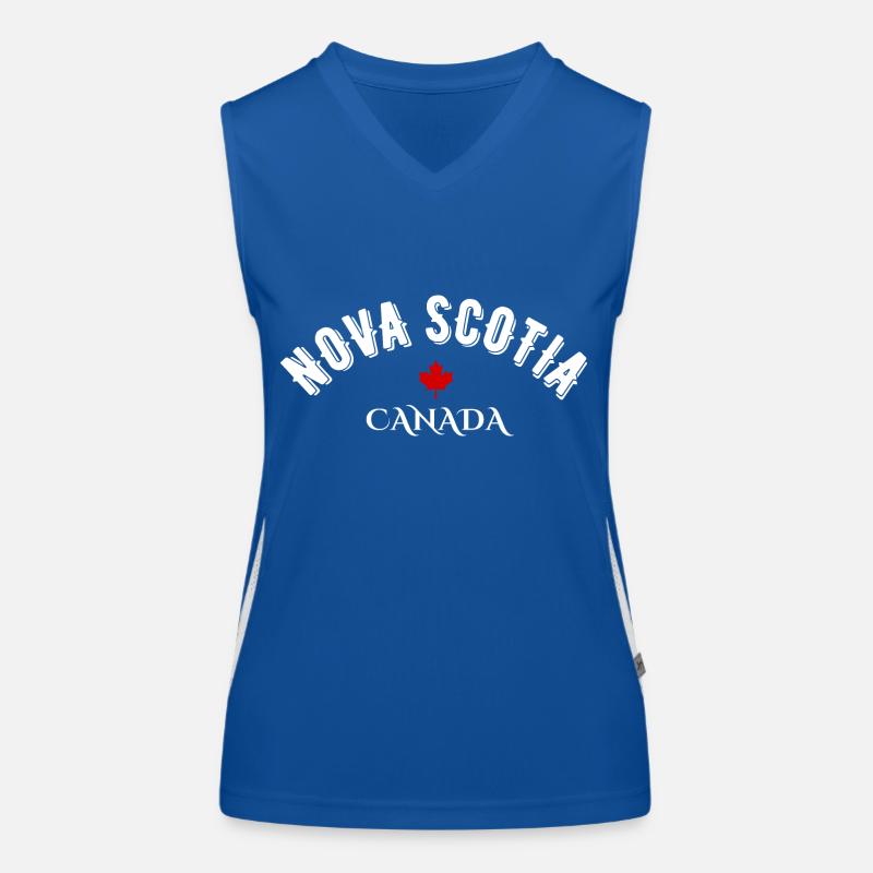 Nova Scotia Canada Women's Functional Contrast Tank Top