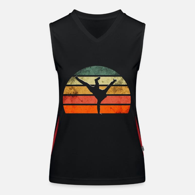 Breakdancing Breakdance Dancing Women's Functional Contrast Tank Top