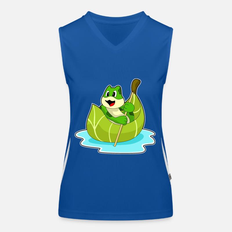 Frosch Boot Funktionelles Kontrast-Tank Top für Frauen