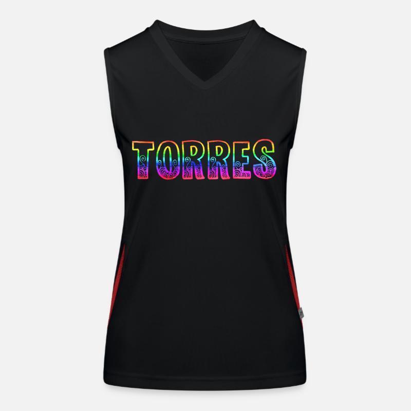 torres rs regenbogen Funktionelles Kontrast-Tank Top für Frauen
