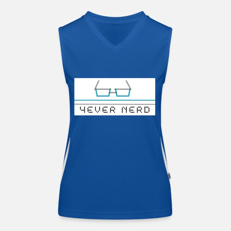4ever Nerd Funktionelles Kontrast-Tank Top für Frauen