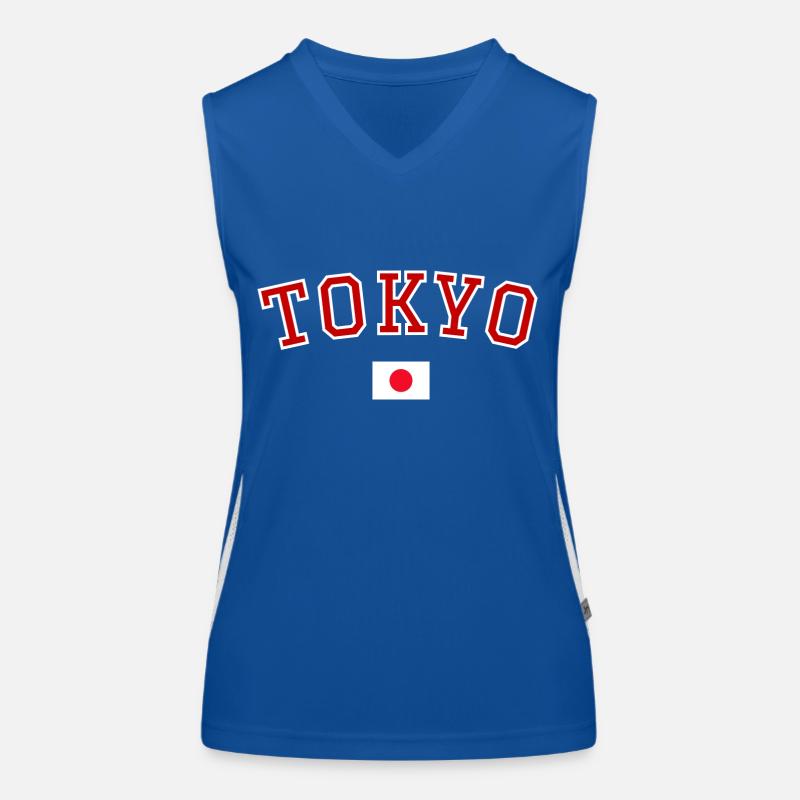 Tokio Japan Funktionelles Kontrast-Tank Top für Frauen