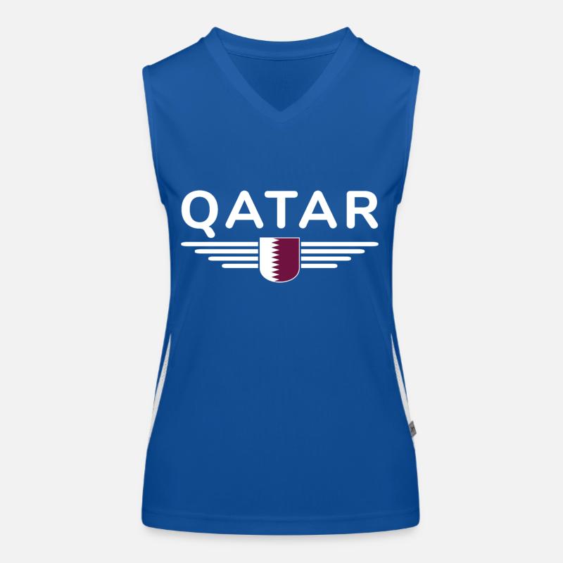 Qatar Design – Exclusif et moderne Débardeur respirant contrasté Femme
