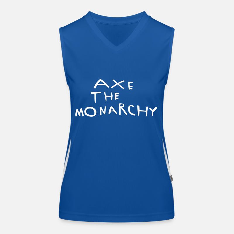 Axe the monarchy Women's Functional Contrast Tank Top