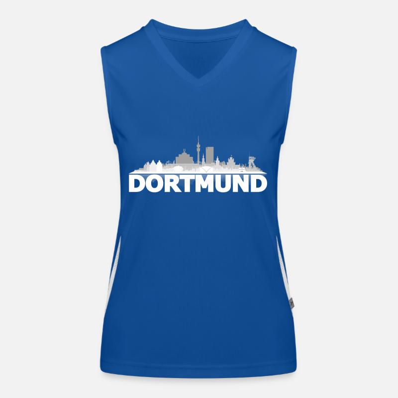 dortmund hell Funktionelles Kontrast-Tank Top für Frauen