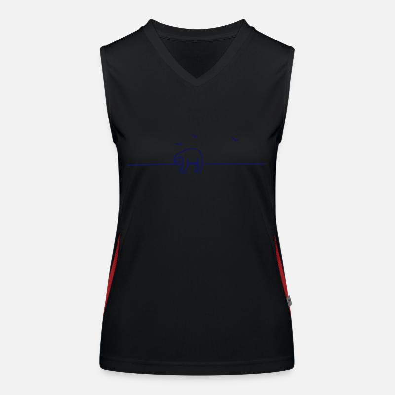 sleep Funktionelles Kontrast-Tank Top für Frauen