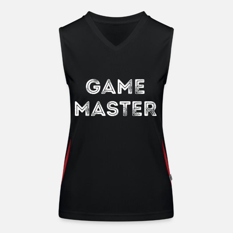 GAME MASTER (MESSAGE) Débardeur respirant contrasté Femme