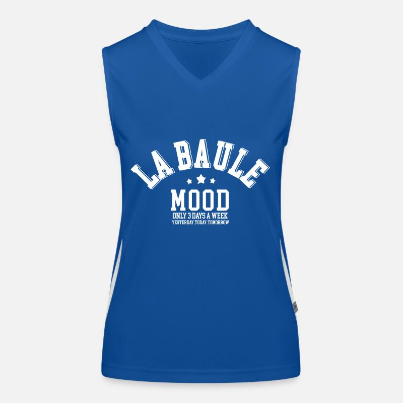 La Baule Stimmung Funktionelles Kontrast-Tank Top für Frauen