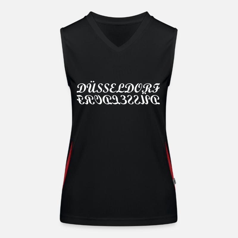 Düsseldorf, NRW Funktionelles Kontrast-Tank Top für Frauen