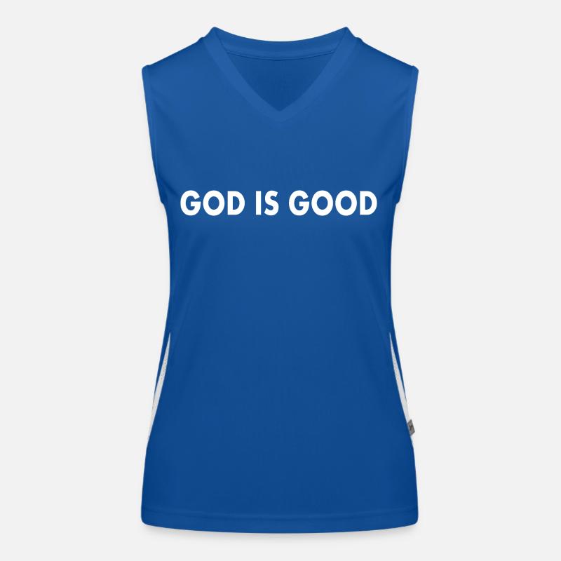 God is good Débardeur respirant contrasté Femme