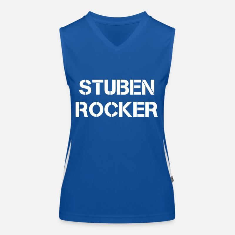 Stuben Rocker Funktionelles Kontrast-Tank Top für Frauen