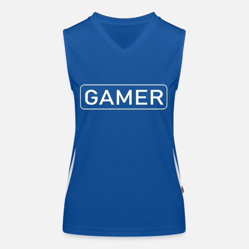 Game Gaming PC Women's Functional Contrast Tank Top