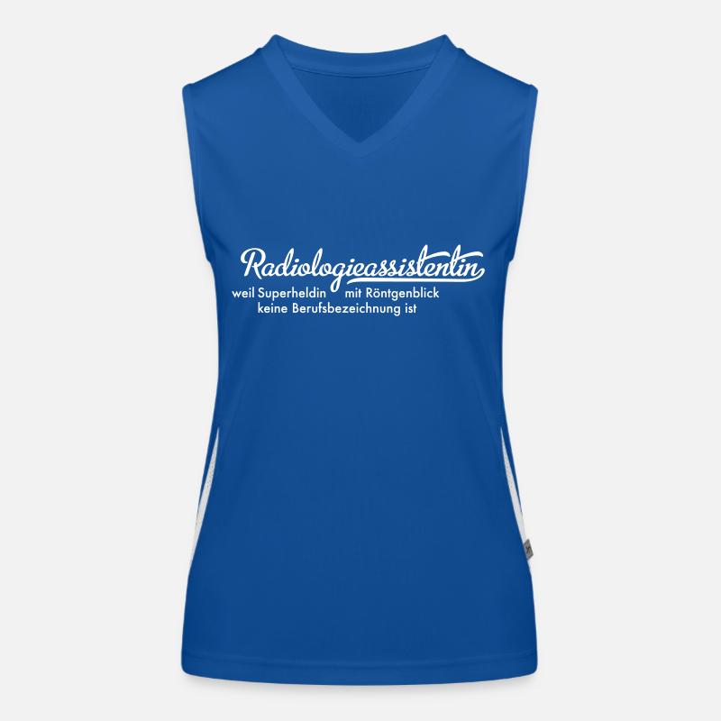 Radiologieassistentin Funktionelles Kontrast-Tank Top für Frauen