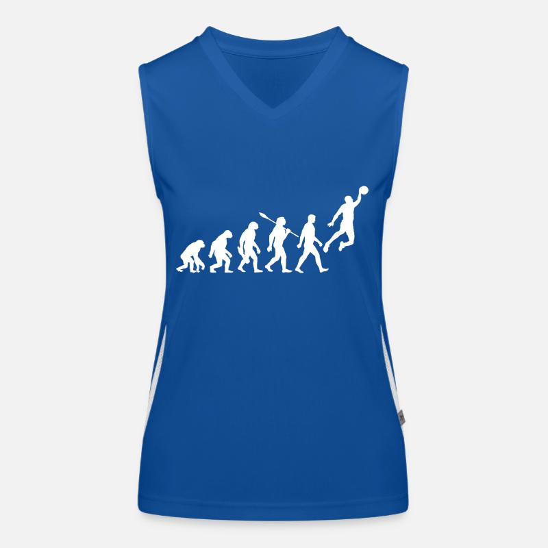 Evolution Basketball - Korbleger Funktionelles Kontrast-Tank Top für Frauen