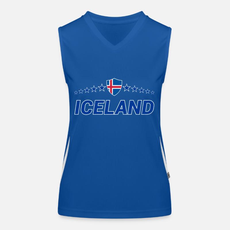 Islande Débardeur respirant contrasté Femme