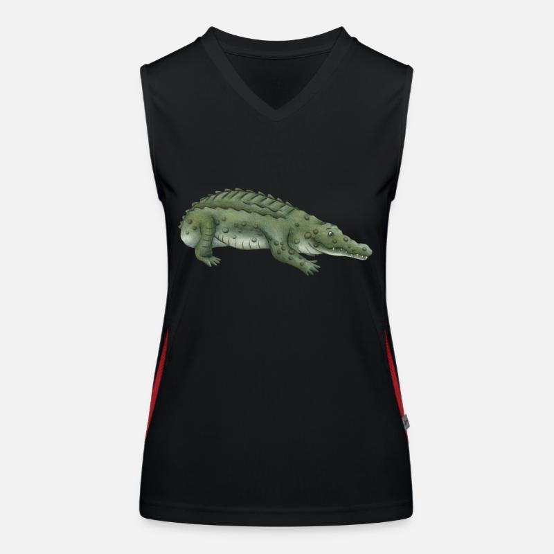Crocodile Débardeur respirant contrasté Femme