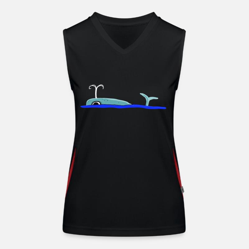 Baleine Débardeur respirant contrasté Femme