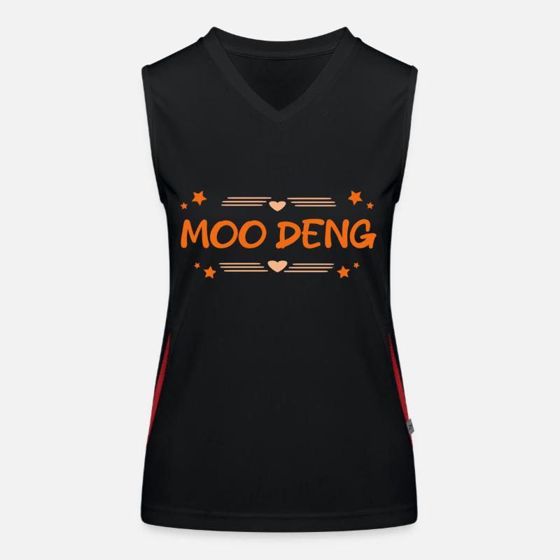 Moo Deng Funktionelles Kontrast-Tank Top für Frauen