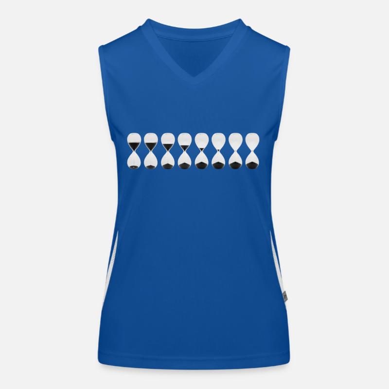 Time Funktionelles Kontrast-Tank Top für Frauen