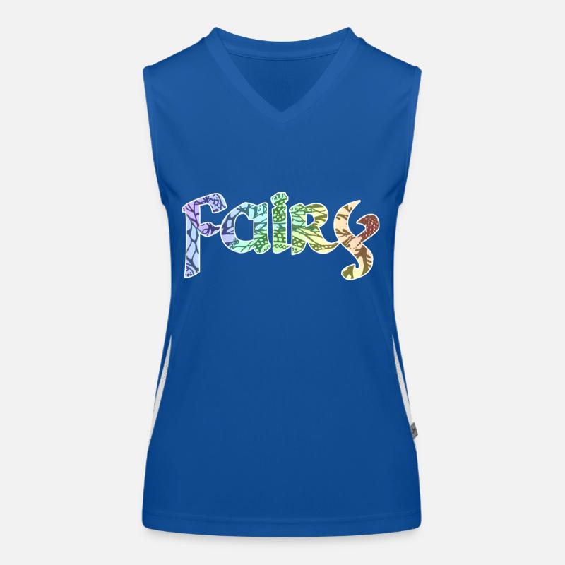 Fairy romantic writing Women's Functional Contrast Tank Top