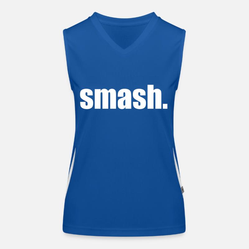 smash point w Women's Functional Contrast Tank Top