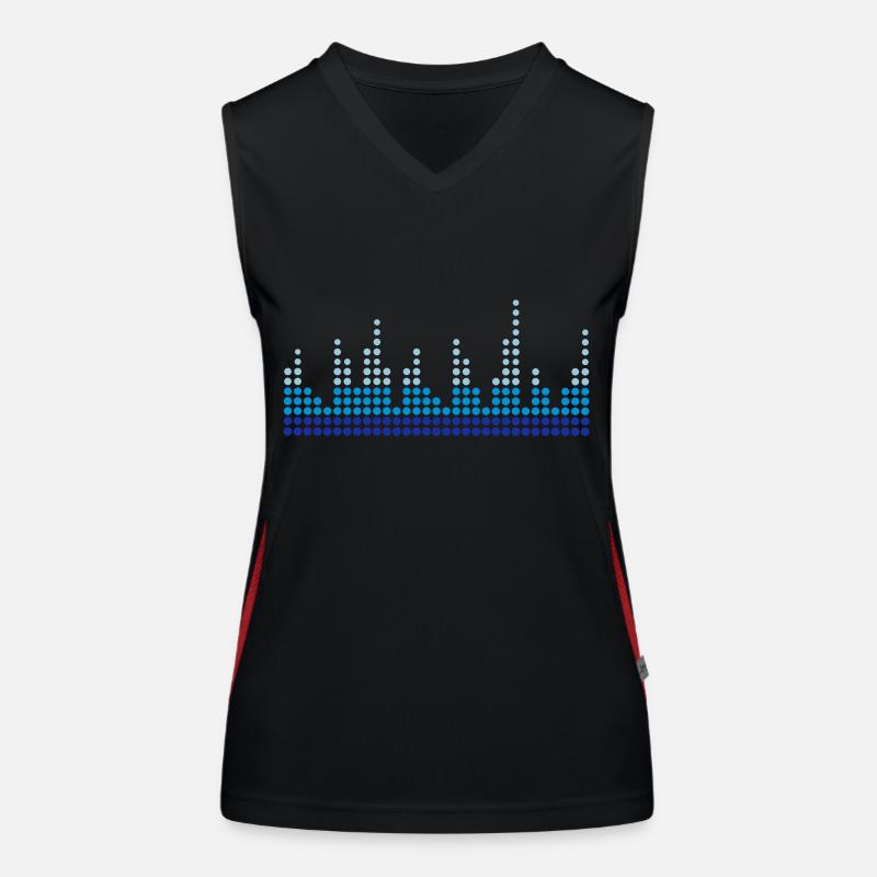 Equalizer Funktionelles Kontrast-Tank Top für Frauen