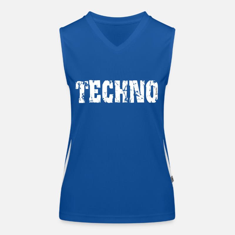 TECHNO Funktionelles Kontrast-Tank Top für Frauen